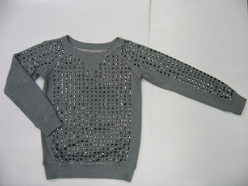 Women's terry knitted T-shirt