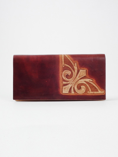 Hand Carved Tooling Leather Wallet