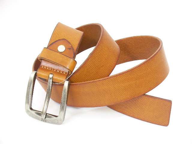 Sell Fine Embossed Cowhide Leather Belt for Men, Smart Casual Style