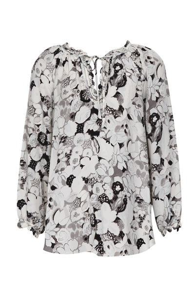 Rebecca Taylor : 100% Silk Top