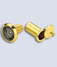 Brass door viewer