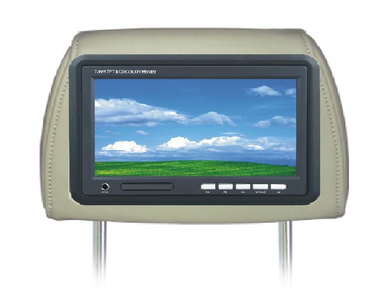 7 Inch Headrest Lcd Monitor, Car Headrst Pillow Monitor