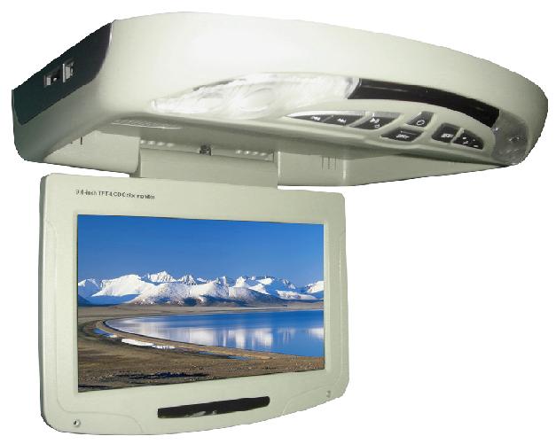 9inch Flip Down Led Monitor With Dvd Player/sd Support/usb Slot