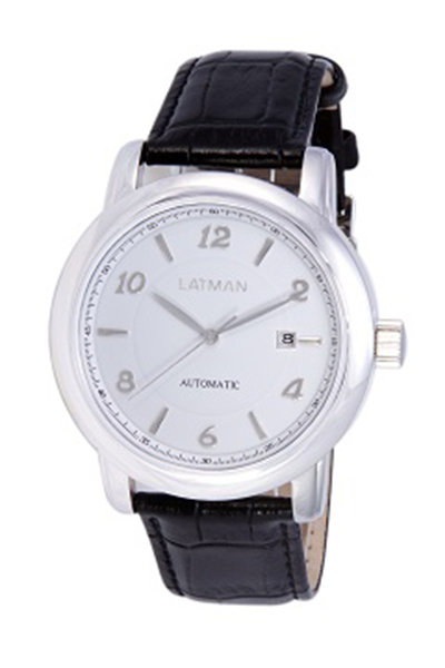 LATMAN All Steel Automatic Wrist Watch with Leather Strap & Sapphire Glass LA03-02A