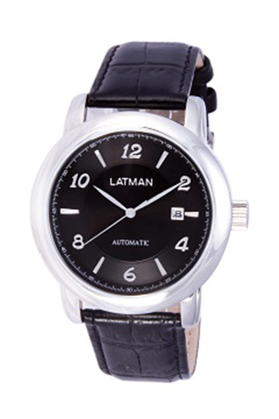 LATMAN All Steel Automatic Wrist Watch with Leather Strap & Sapphire Glass LA03-02B