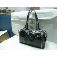 Cow Suded Leather Boston Bag