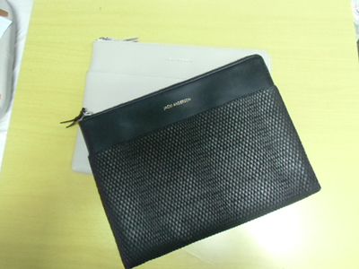 Cow Hide Leather Clutch