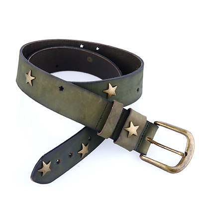 Stud Leather Belt