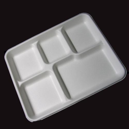 sugarcane 5com tray,plate