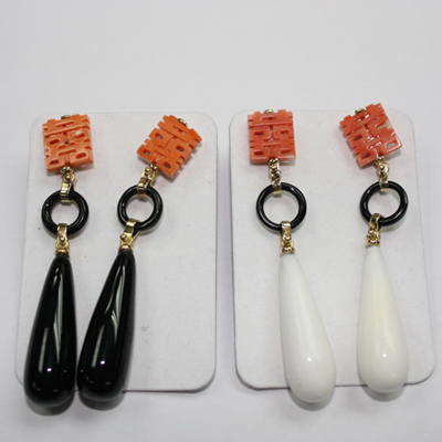 Chinese Style Gold Earring