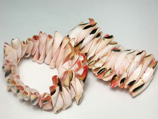Natural Stretchy Shell Bracelet Bangle 1 Strand #fbb0005
