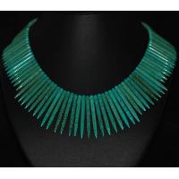 Sell 20-50mm DYE HOWLITE TURQUOISE Bead 17.5 inches #fdn0106