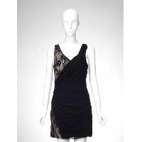 Beaded Sequins Lace Woven Dress