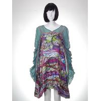 Silk Print Woven Dress