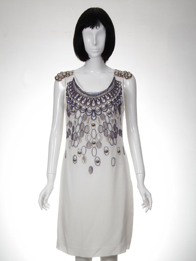 Silk Beaded Embroidery Dress