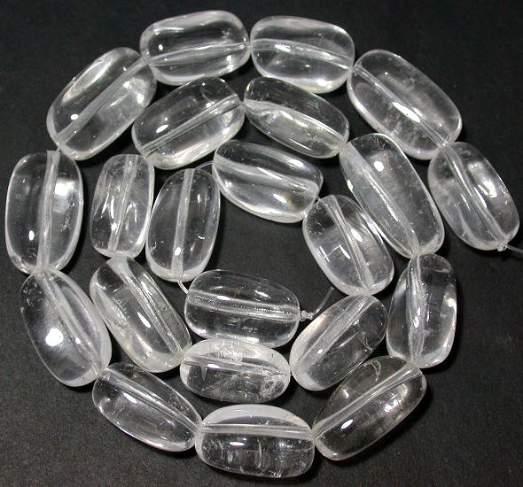 NEW CLEAR CRYSTAL BAROQUE Loose Beads 10x18mm