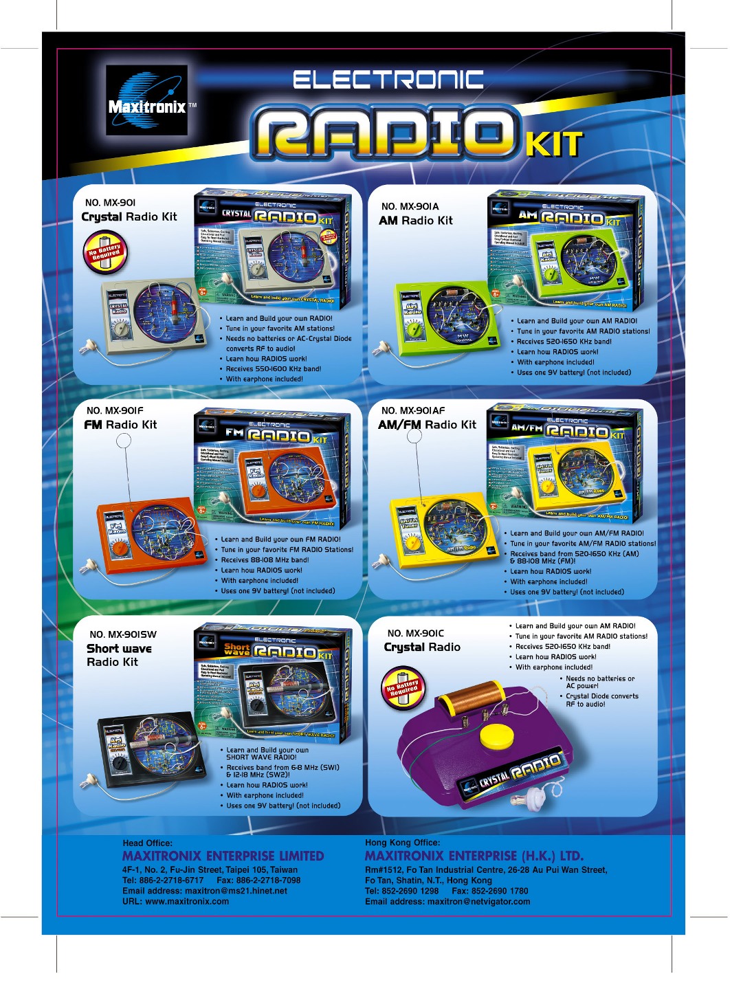 Sell MX-901 Electronic Radio Kits