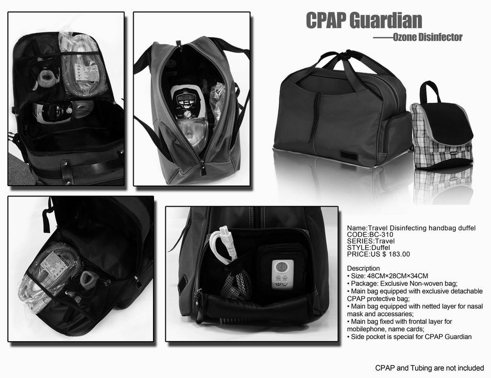 CPAP Guardian BC-310 (Sterilization and Disinfection facility)