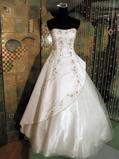 wedding gown