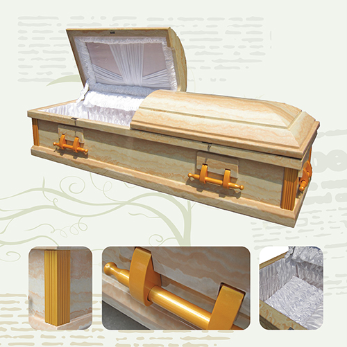 American Style Coffin - Half Open (Seattle)