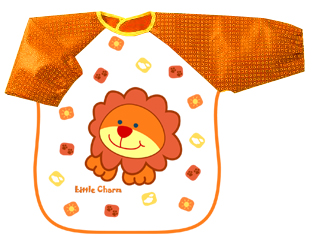 EVA long sleeve toddler bib