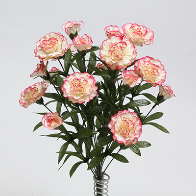 46cm M.P. Carnation Bush X 18
