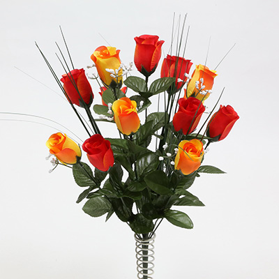 46cm Rose Bud Bush X 14