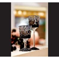 Glass Mosaic Candle Holder
