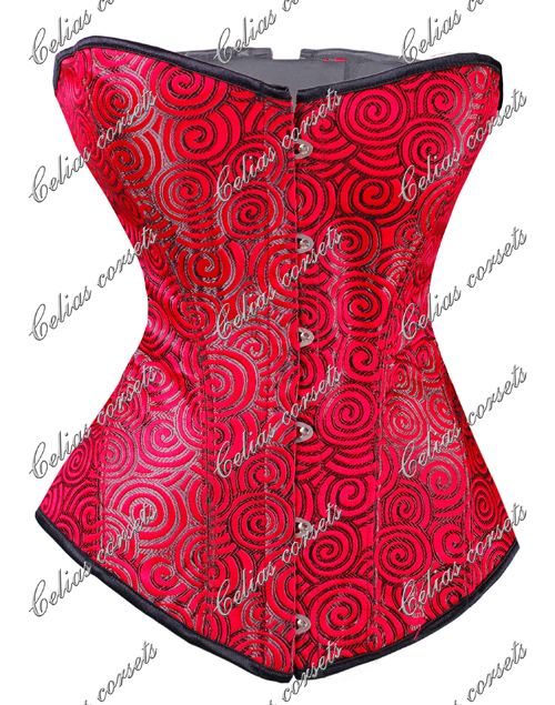 Freesamples Sexy Overbust Steel Boned Corset Wholesale China Manufacturer