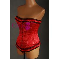 Freesamples Sexy Overbust Steel Boned Corset Wholesale China