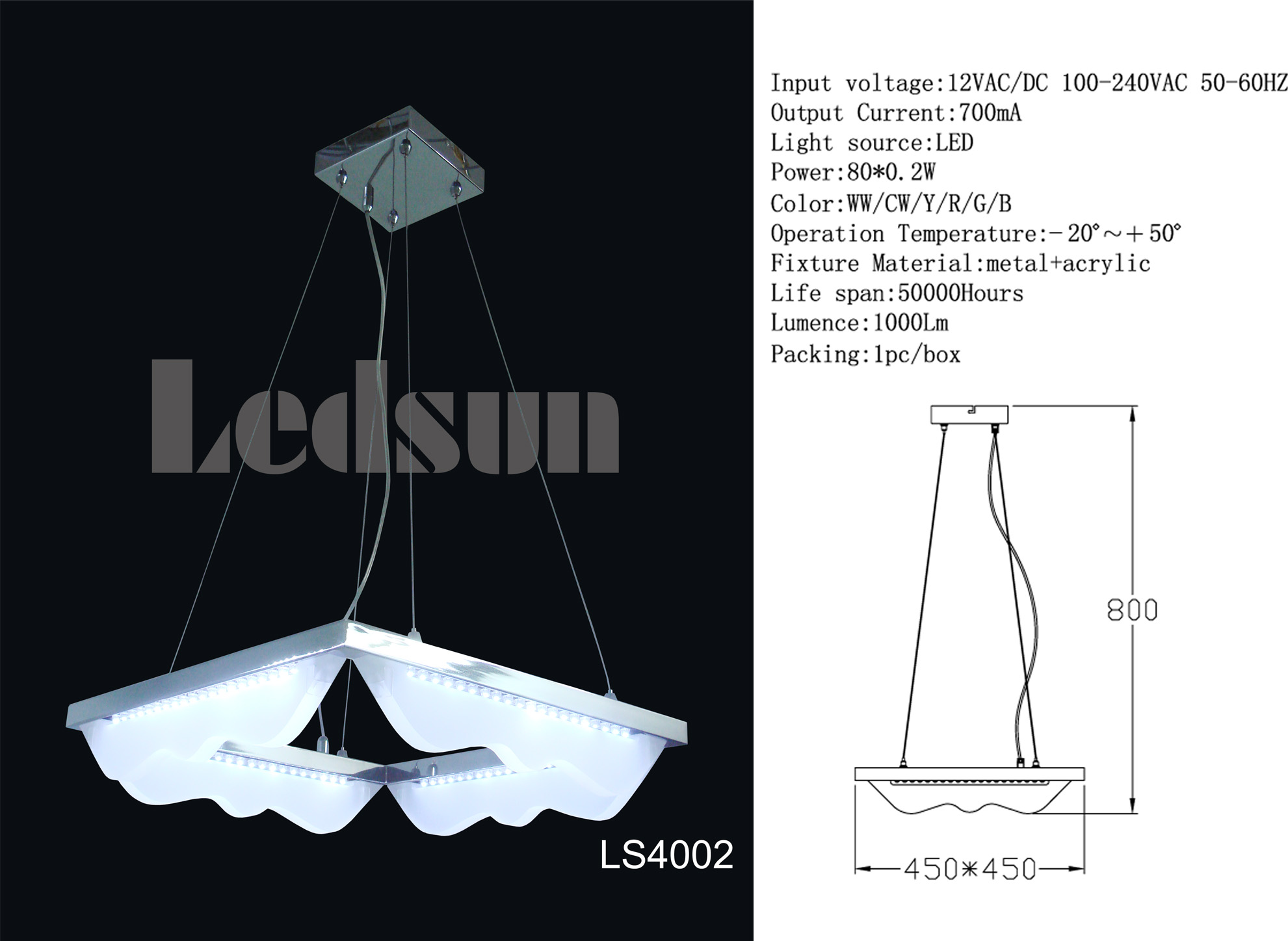 Sell led pendant lamp