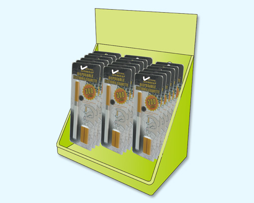 Eletronic Cigarette With Cardboard Display
