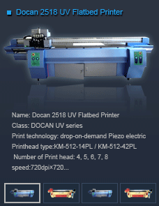 Sell Docan Uv Flatbed Printer