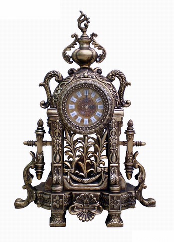 Wall Clock, Clock, Antique Polyresin Clock