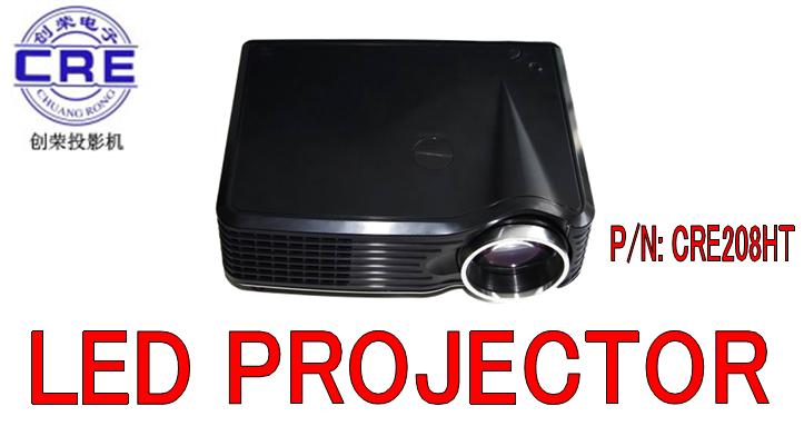 Lcd Projector With Led Light Source, Long Life Time For Home Theatre Presentation