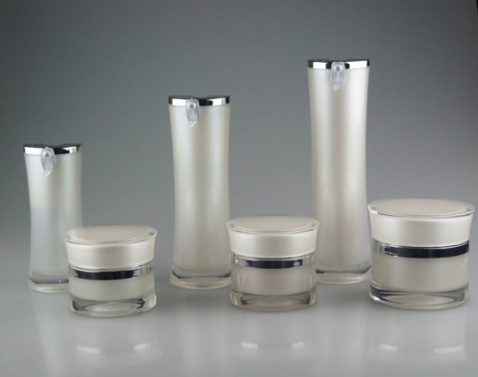 Lotion Bottle And Cream Jar