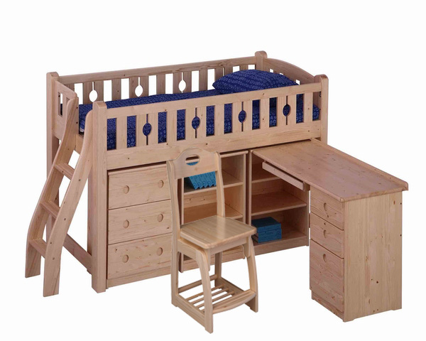 Loft Bunk Bed, Kids Bedroom Set