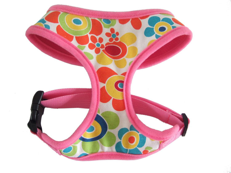 Mesh Dog Harness With Canvas