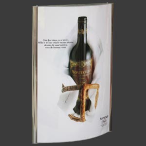 Slim Light Box--curved Light Box (zc-h)