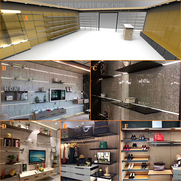 Furniture system (display wall section)