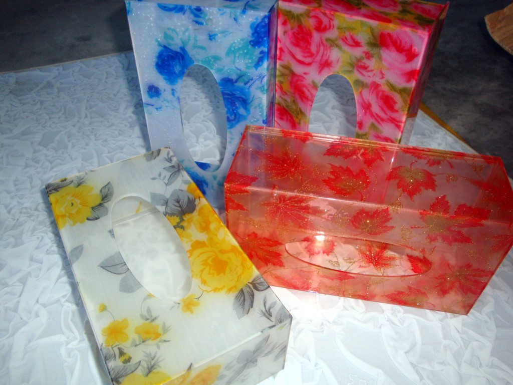 acrylic napkin box