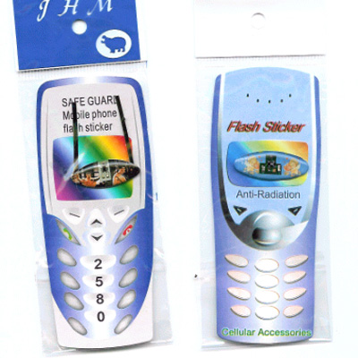 2-LED Flashing Sticker for Mobile Phone