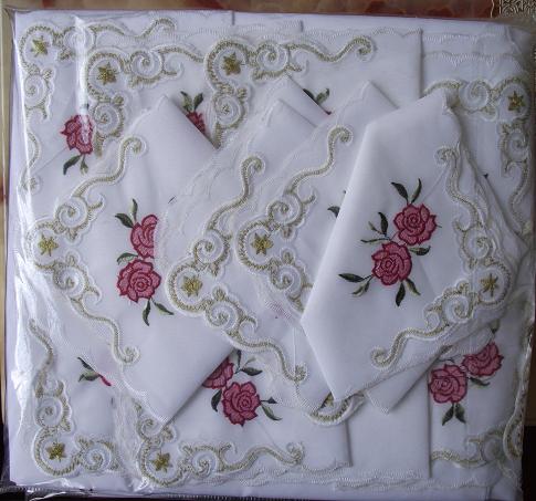 Stock Embroidery Tablecloth