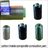Conductive Yarn, Composite Carbon-inside Conductive Yarn, Anti Static Yarn