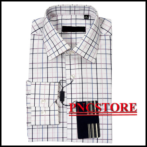 Sell Custom-made100% Cotton Men's Long Sleeve Dress Shirts, Suit Shirts, Company Uniforms, E005