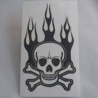 Sell Skull Uv Sticker/decal (uv-003 Uv Coating)