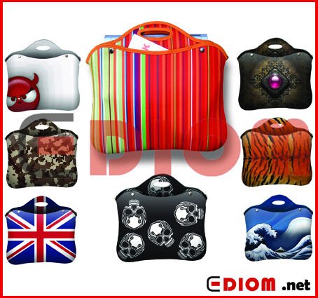 Sell Sublimation Neoprene Laptop Sleeve ( Laptop bag ) / Neoprene shoulder bag / Neoprene Portfolio Case