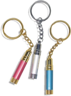 Perfume Applicator With Diamond Keychain