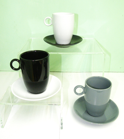 Stoneware- Cup and saucer
