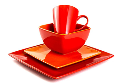 Rectangualar dinner set